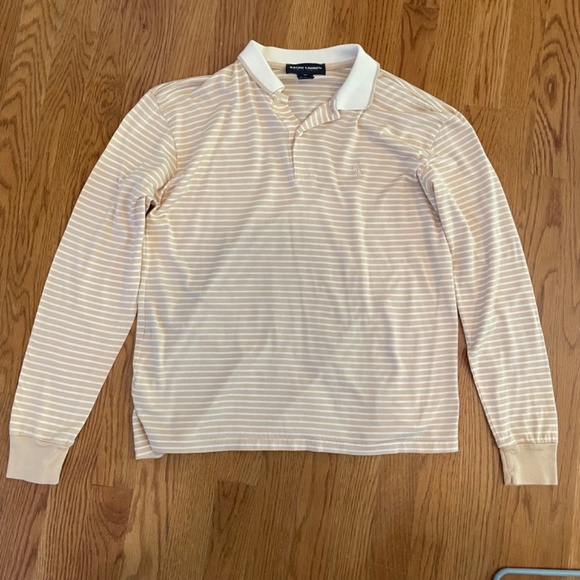 Ralph Lauren Cream Striped Long Sleeve Top - Picture 3 of 11